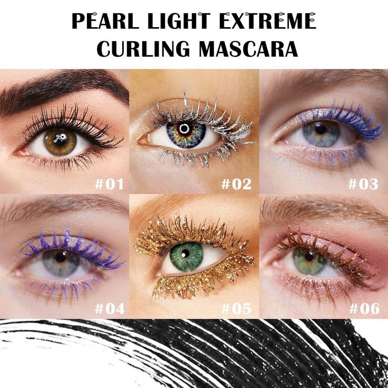 يوميز دايري ماسكارا ذهبية لامعة - طبقة علوية معدنية براقة للرموش لإطلالات الحفلات والمهرجانات - تدوم طويلاً، لا تتكتل، مقاومة للتلطخ - مكياج عيون ذهبي مبهر لإطلالات جريئة وساحرة - Image 3